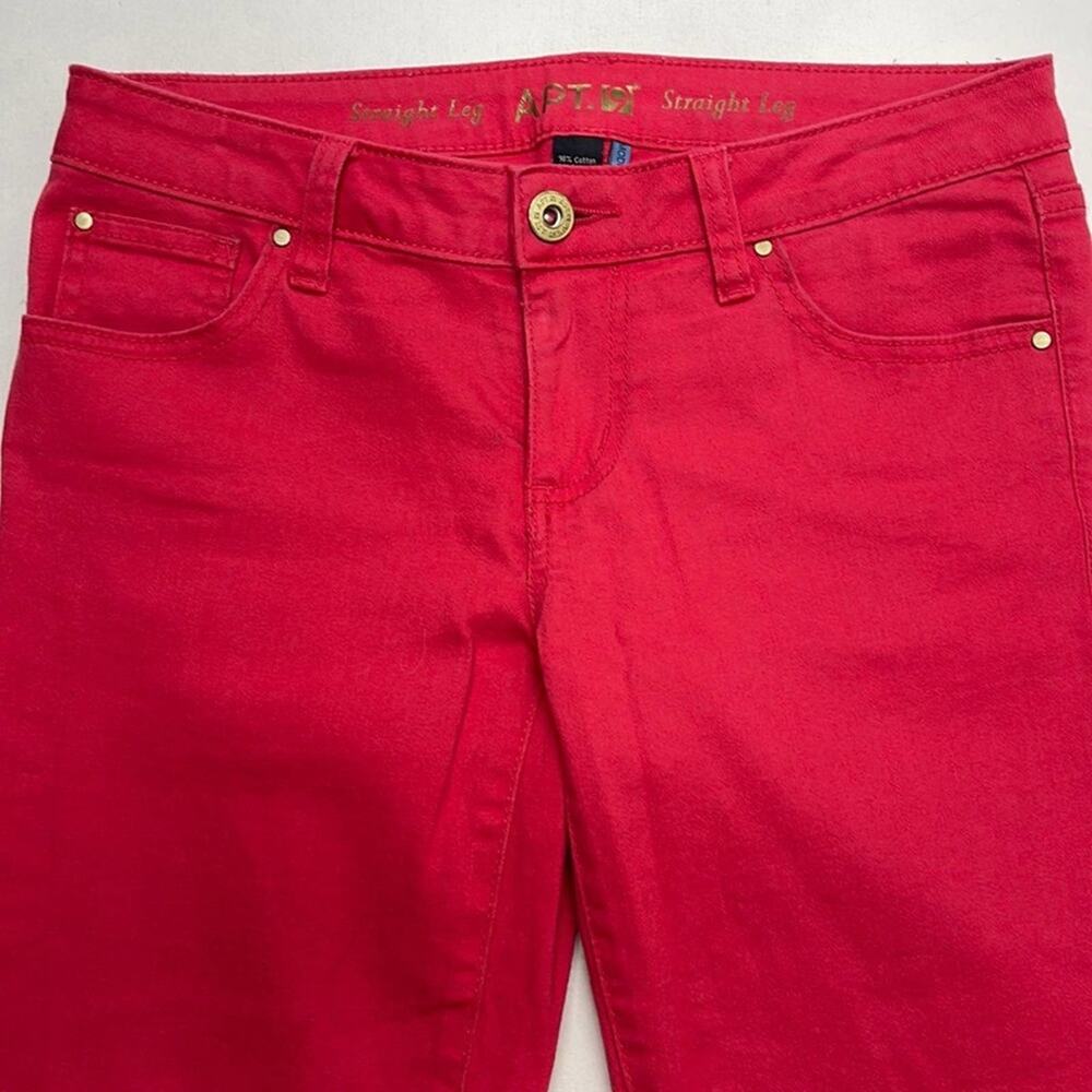 APT. 9 Women’s 2 Hot Pink Straight Leg Modern Fit Jeans